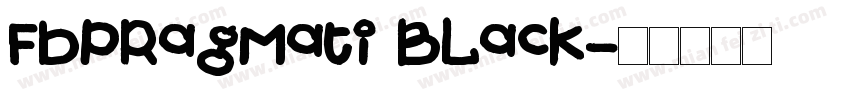FbPragmati Black字体转换
